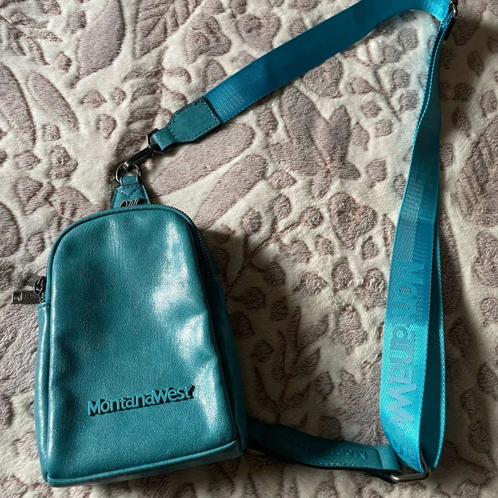 Montana West Teal Crossbody Bag